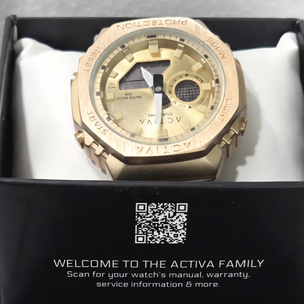 ACTIVA X INVICTA MENS Gold WATCH ACW423-006